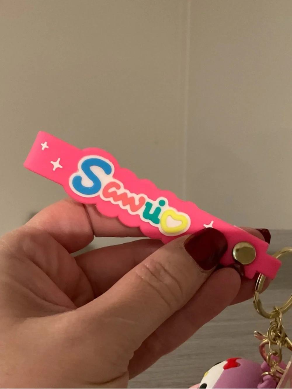 Sanrio My Melody Light up Keychain Pendant